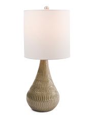 27in Wyatt Textured Ceramic Table Lamp | TJ Maxx