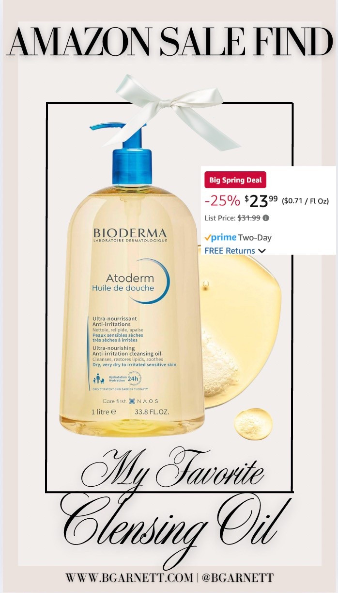 Spotted on the Amazon Spring sale today  my go to oil cleanser (the biggest one!) under $25 (25% off)

Amazon sale | skincare | oil cleanser | make up remover | double cleansing | French pharmacy 

#LTKFindsUnder50 #LTKBeauty #LTKSaleAlert