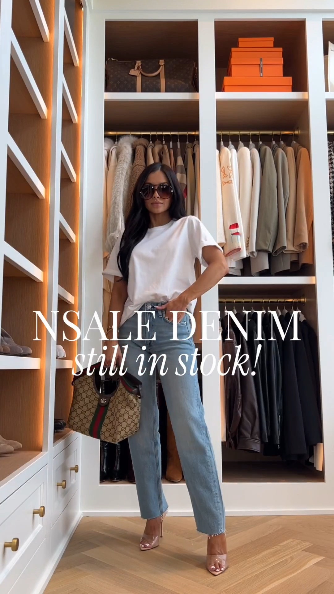 NSale denim still in stock  - wearing a 23
Best white tee from NSale

#LTKootd #LTKSaleAlert #LTKOver40