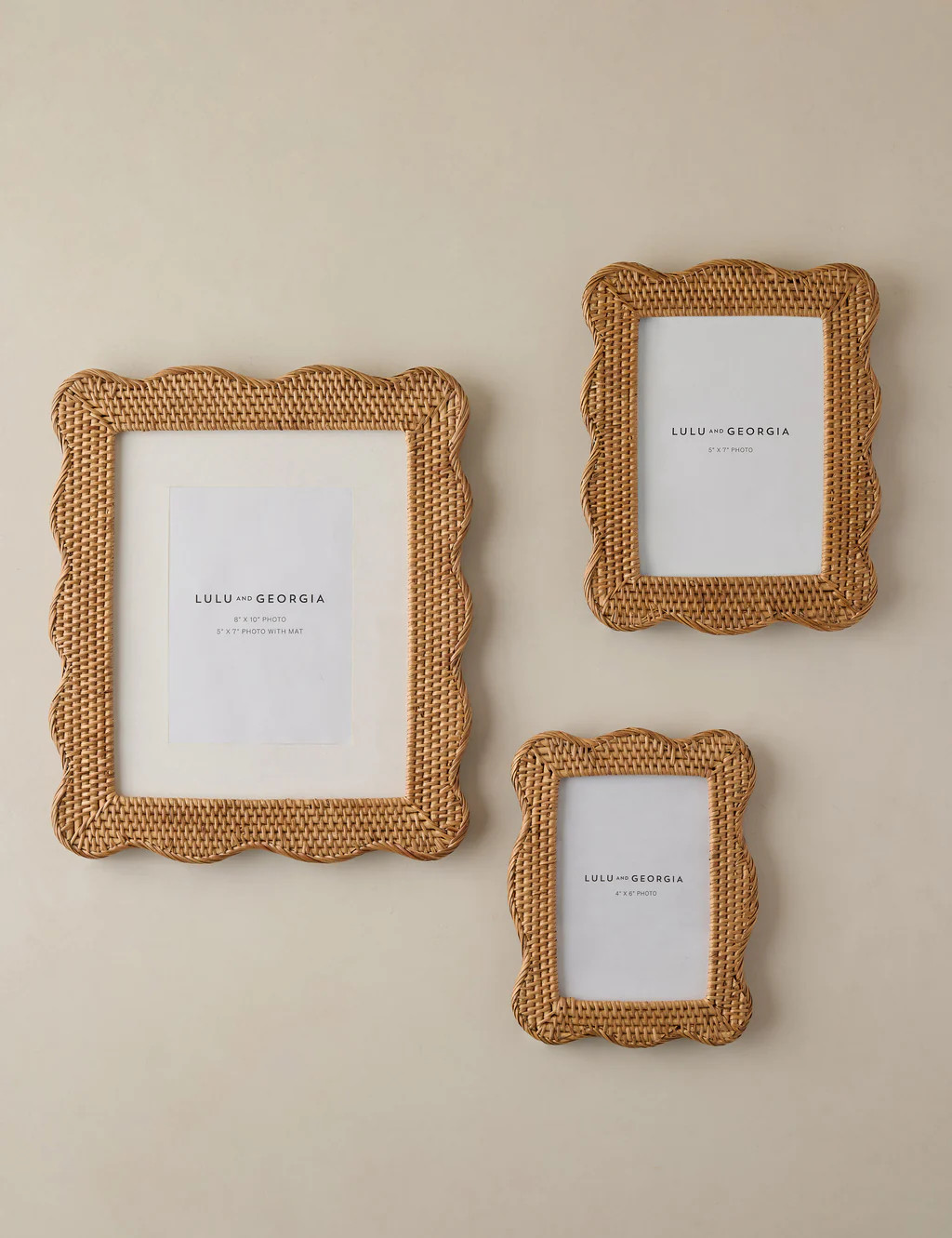 Tyna Rattan Picture Frame | Lulu and Georgia 