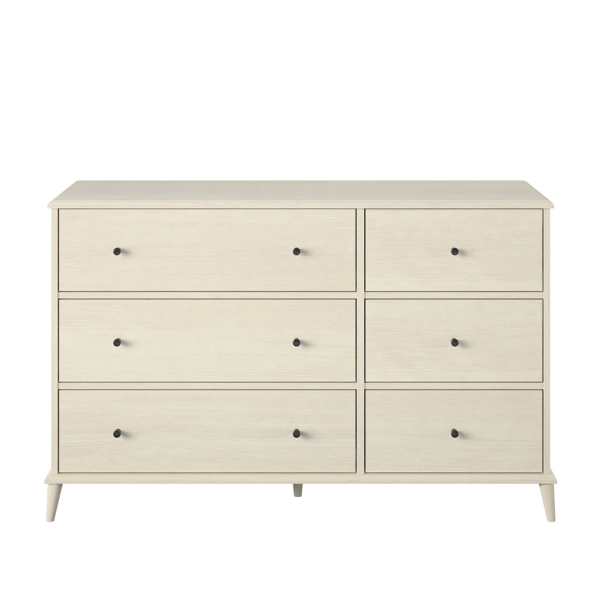 Farnsworth 6-Drawer Dresser, Ivory Oak - Walmart.com | Walmart (US)