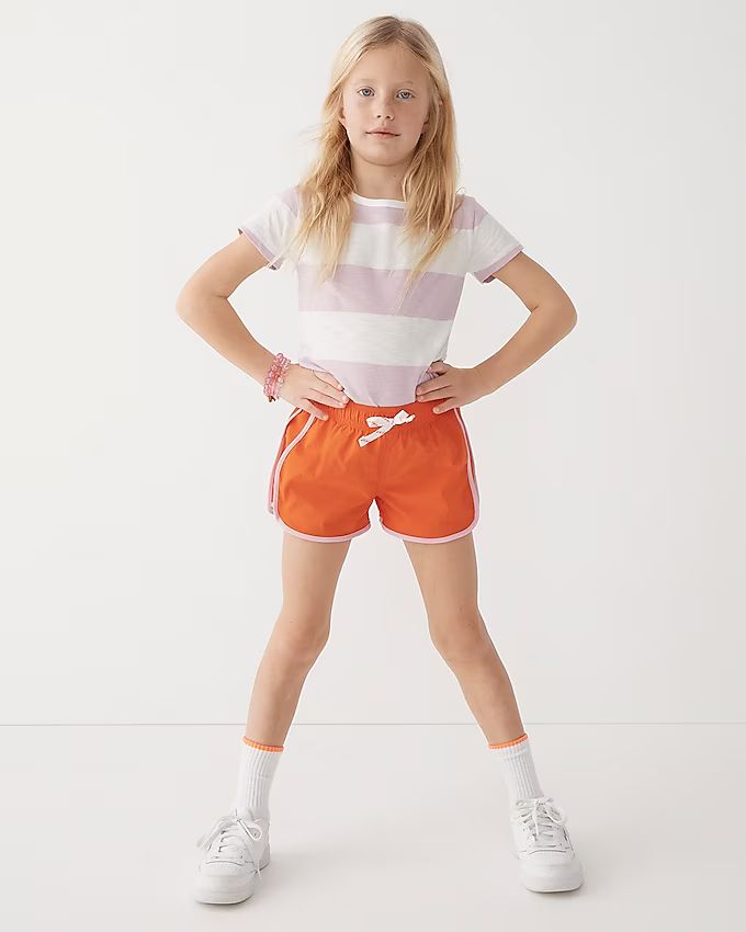 Girls' fishtail hem active short | J.Crew US