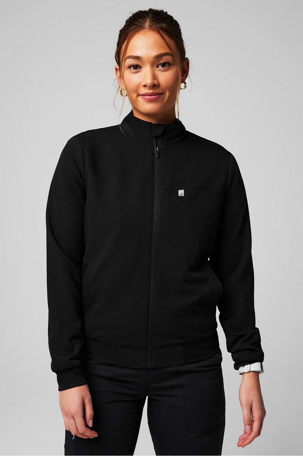 Daily 3-Pocket Scrub Jacket | Fabletics - North America