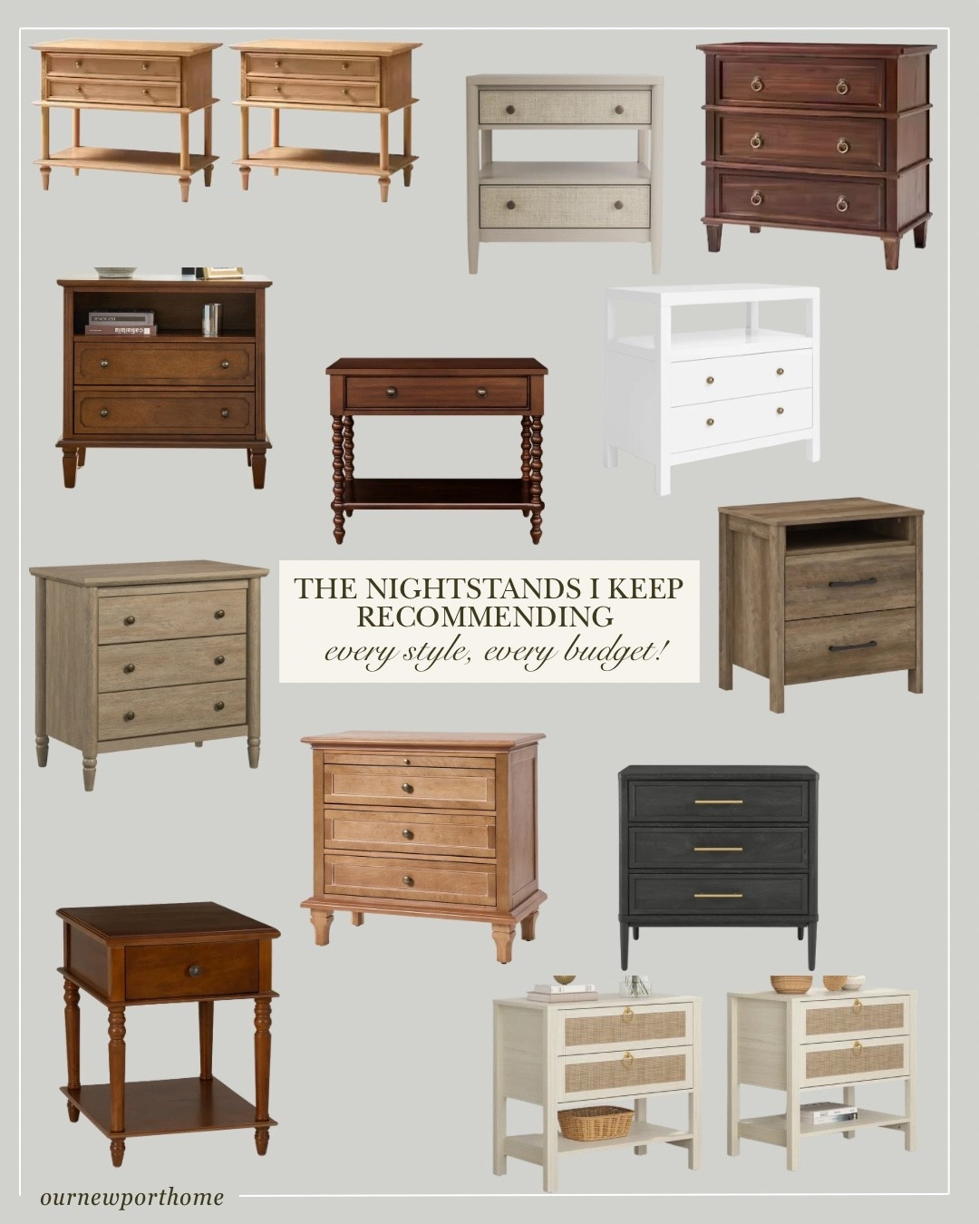nightstands are weirdly hard to get right - too small and they look cheap, too big and they swallow the bed. these are the ones I keep sending to friends, in every style from organic modern to traditional, and every price point! PS - most of these are on sale for @Wayfair Memorial Day Sale 👏🏻👏🏻




nightstands, bedside table, modern nightstand, wood nightstand, organic modern nightstand, nightstands with drawers, small nightstand, large nightstand, bedroom furniture, nightstand ideas, nightstands under $300, transitional nightstand

#LTKHome #LTKSaleAlert