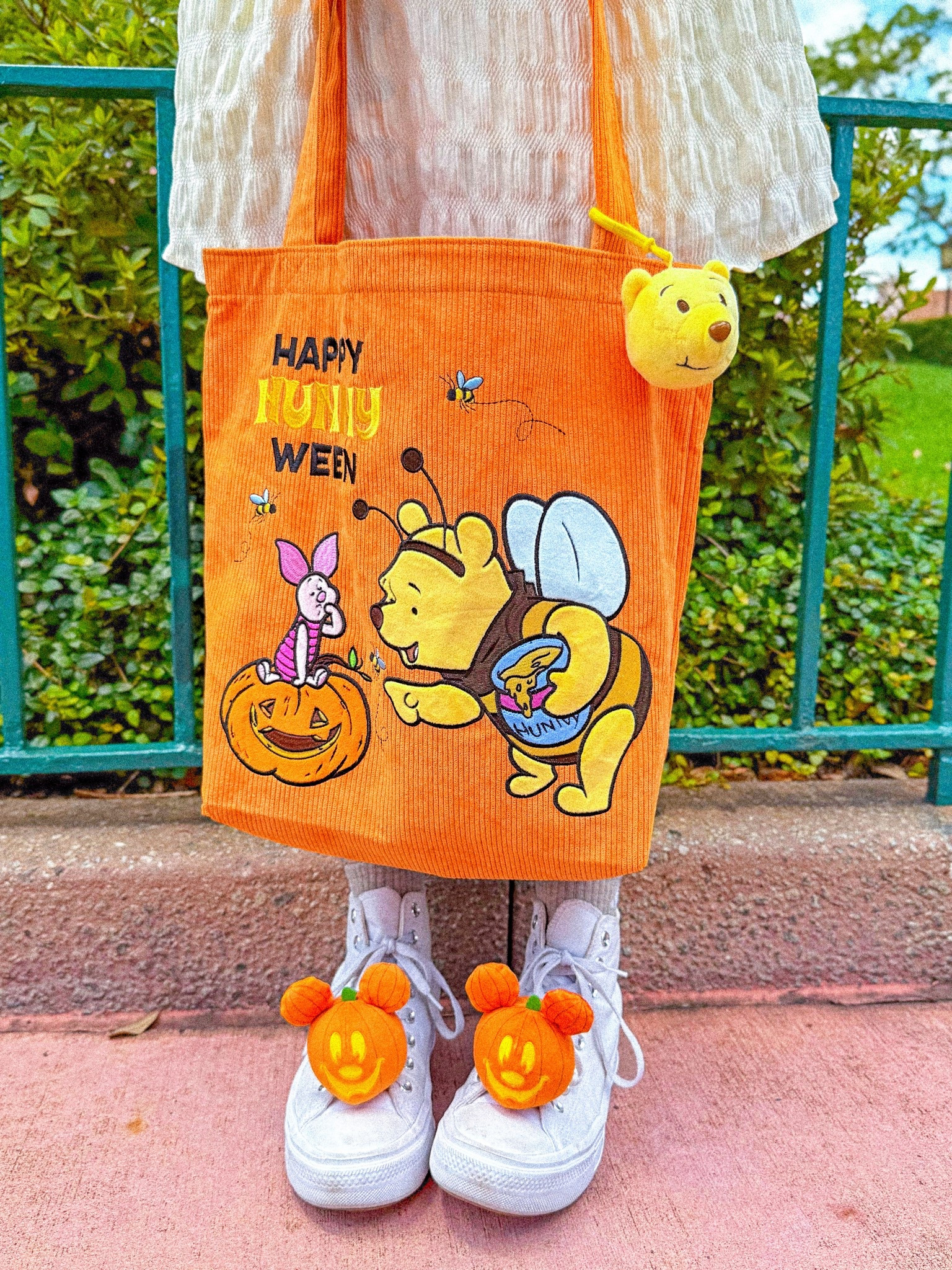 Winnie the Pooh Disney Halloween outfit accessories for the parks 🐝🎃 

#LTKTravel #LTKSeasonal #LTKItBag
