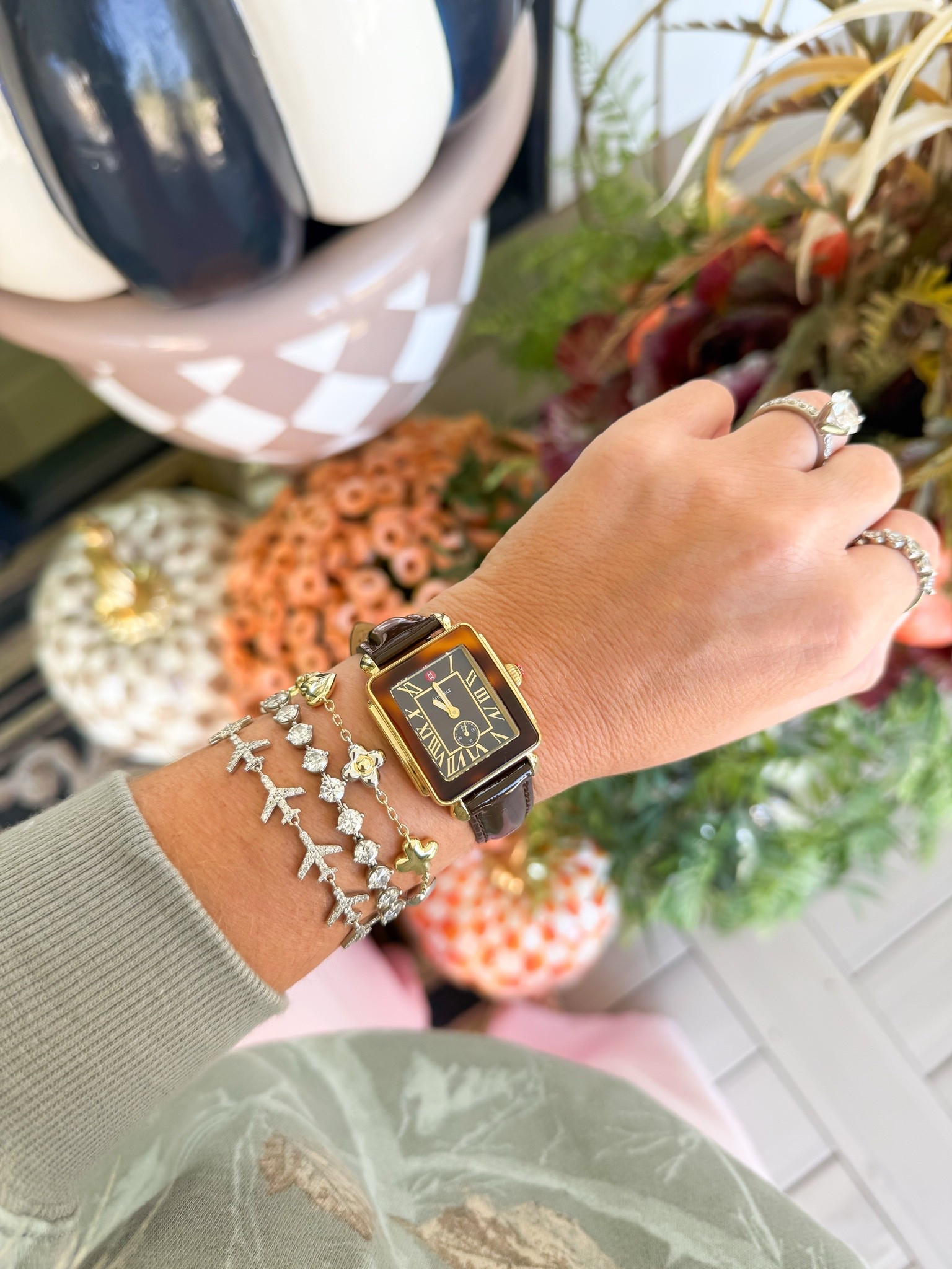 Fall bracelet stack!