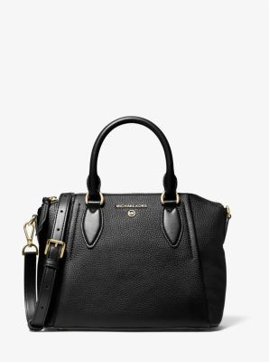 Sienna Medium Pebbled Leather Satchel | Michael Kors | Michael Kors US
