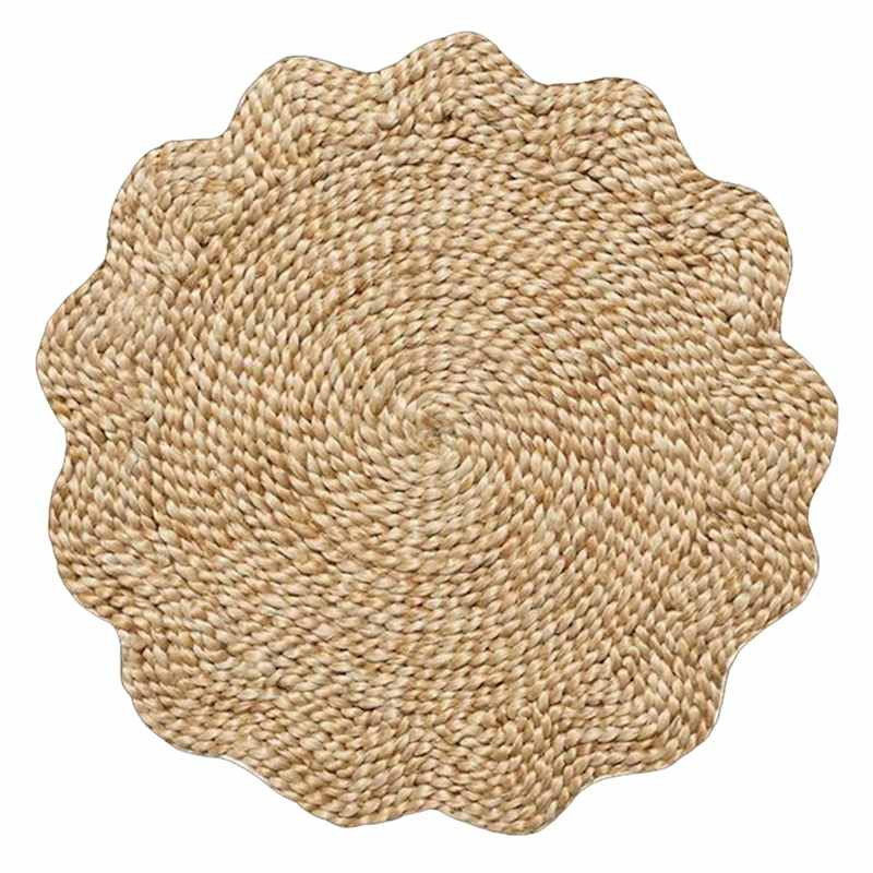 Scallop Braided Jute Placemat, 15" | At Home