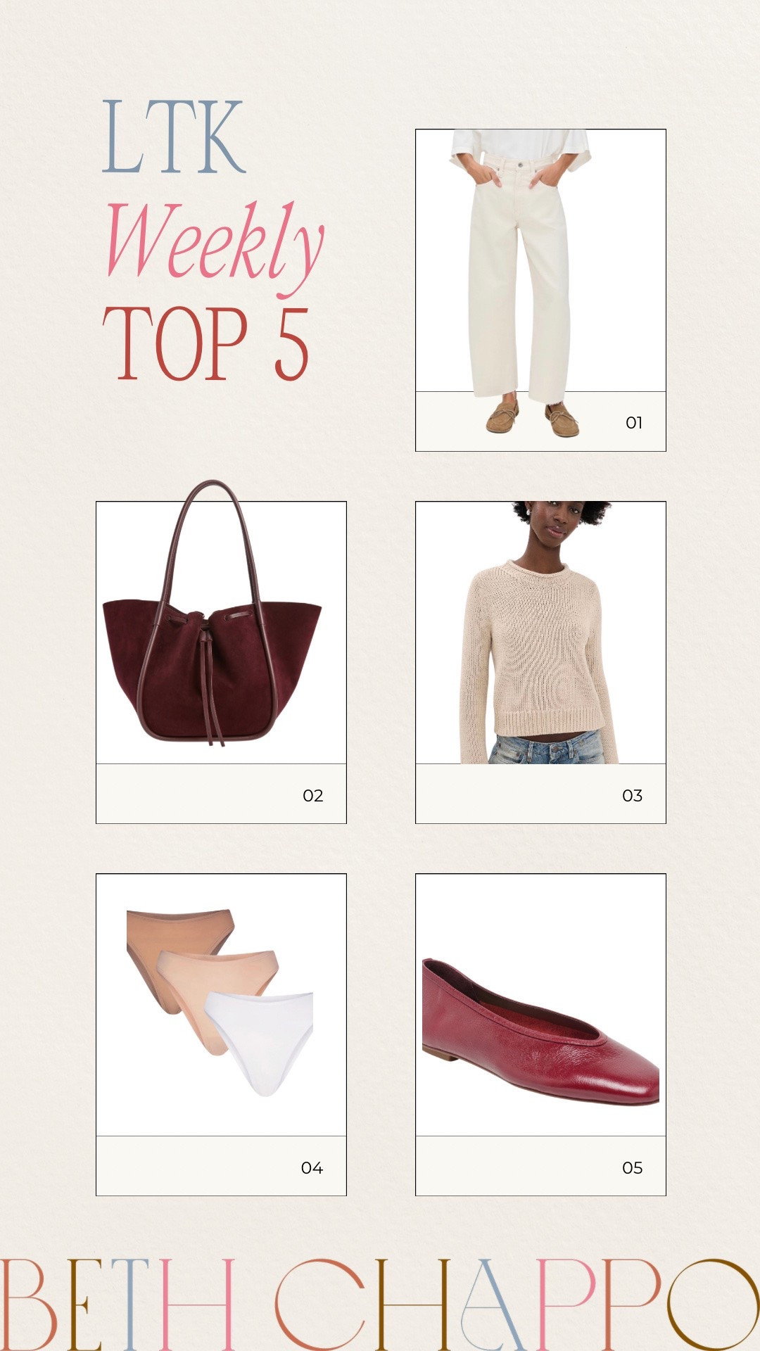 Weekly Top 5 ✨