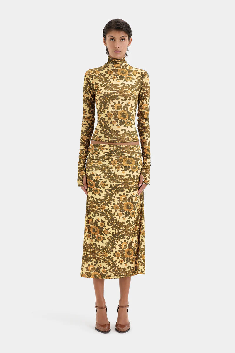 Aventine Ruched Skirt | Sir The Label (ANZ)