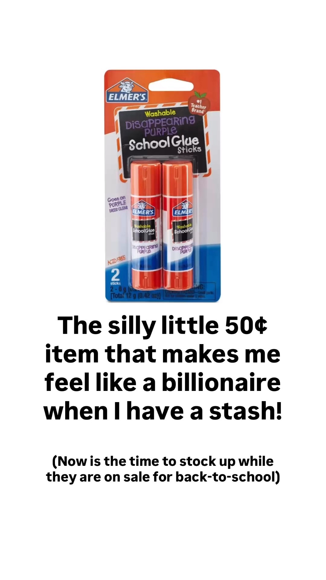 You know how there are dumb things that make you feel rich?

For me, having plenty of these is one of them! Literally 50¢ but I feel like a billionaire when I have a stash.

#LTKSaleAlert
