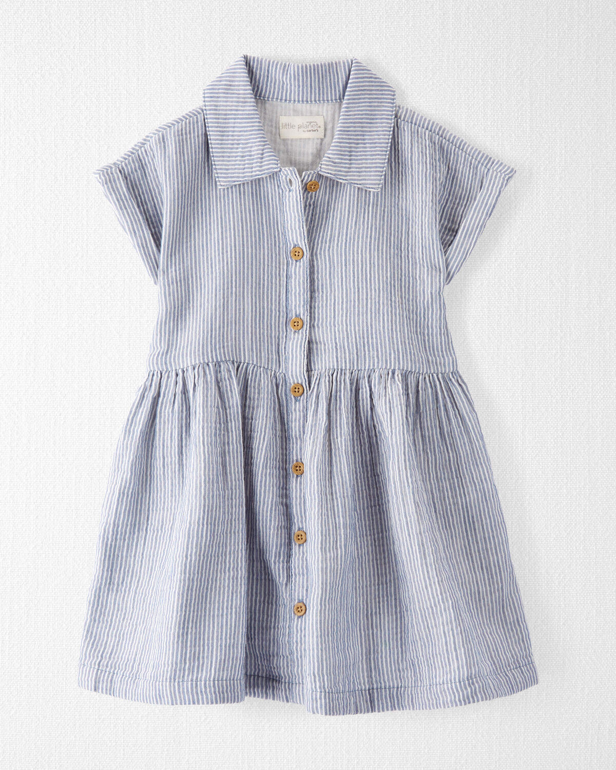 Toddler Organic Cotton Gauze Striped Dress - Little Planet | Carter's | Carter's Inc