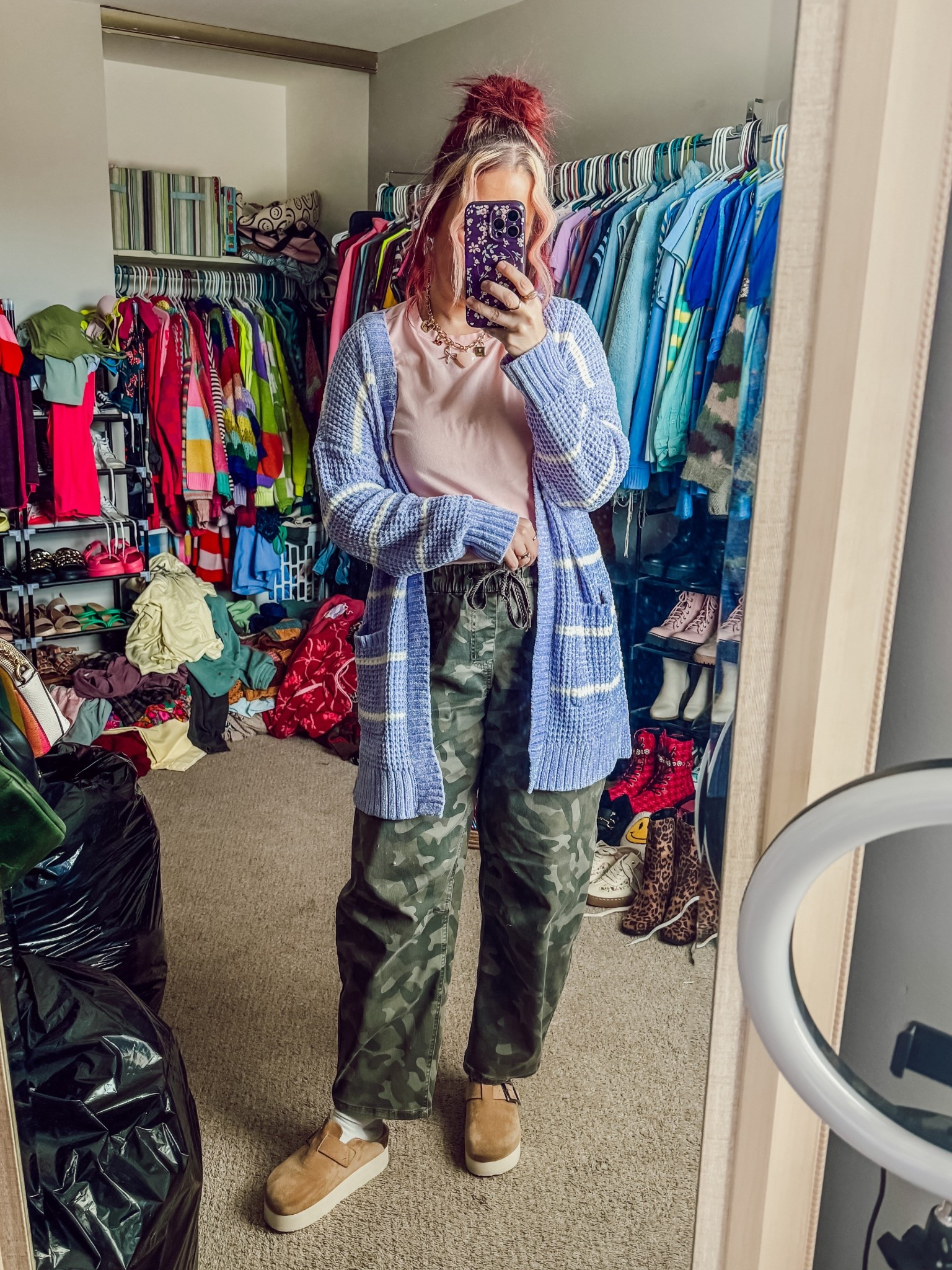 Ootd
Tee - medium - old navy 
Cardigan - small - Maurice’s 
Pants - medium - Maurice’s 
Shoes - dsw
Necklace - target 
Earrings - Maurice’s 

#LTKdayinmylife #LTKootd #LTKPetite