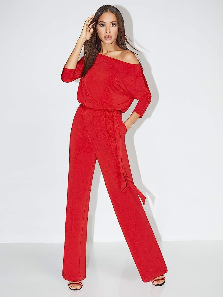 New York & Co. Women's Dolman-Sleeve Jumpsuit - Nyc Style System | Amazon (US)