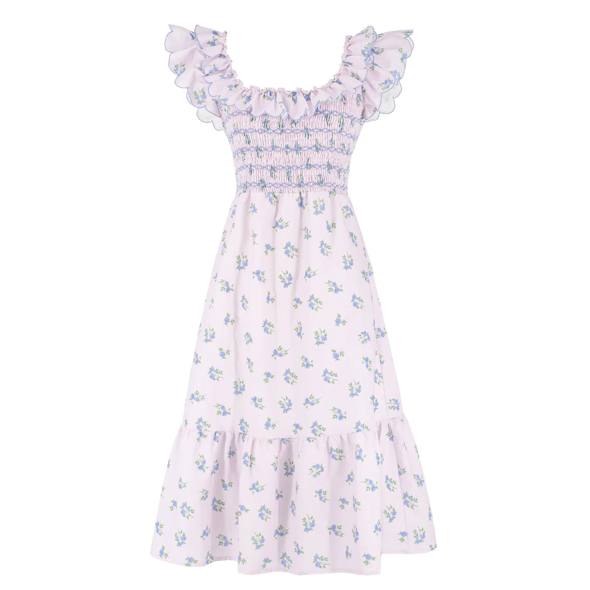 Women's Violet Dress Positano Lavender | Dondolo