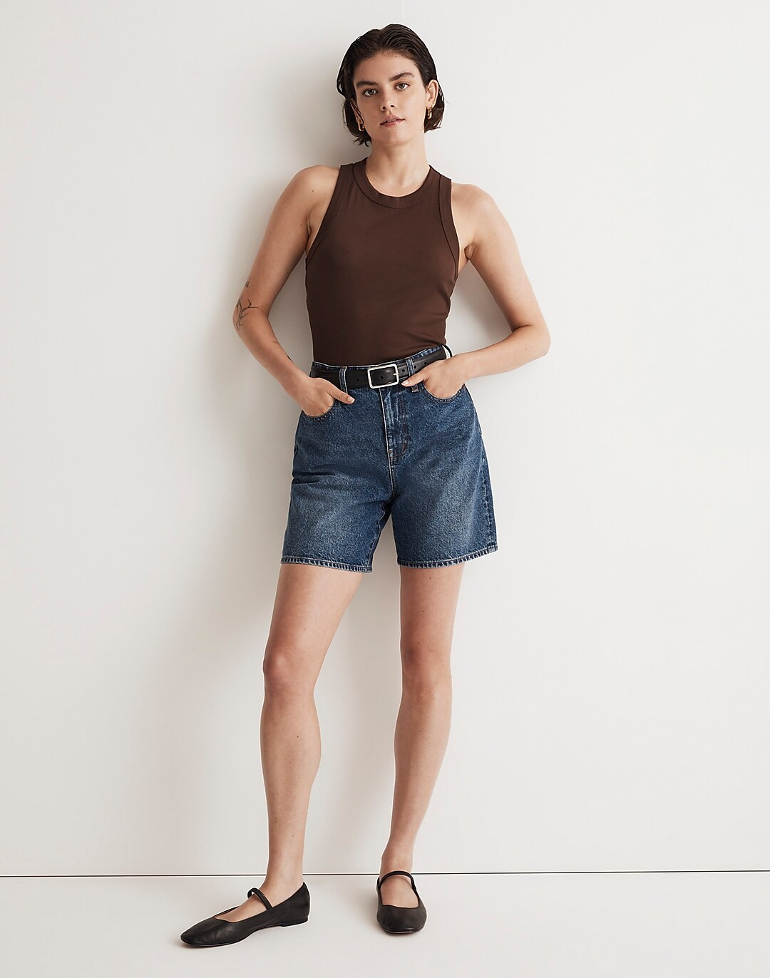 Brightside Rib Cutaway Tank | Madewell