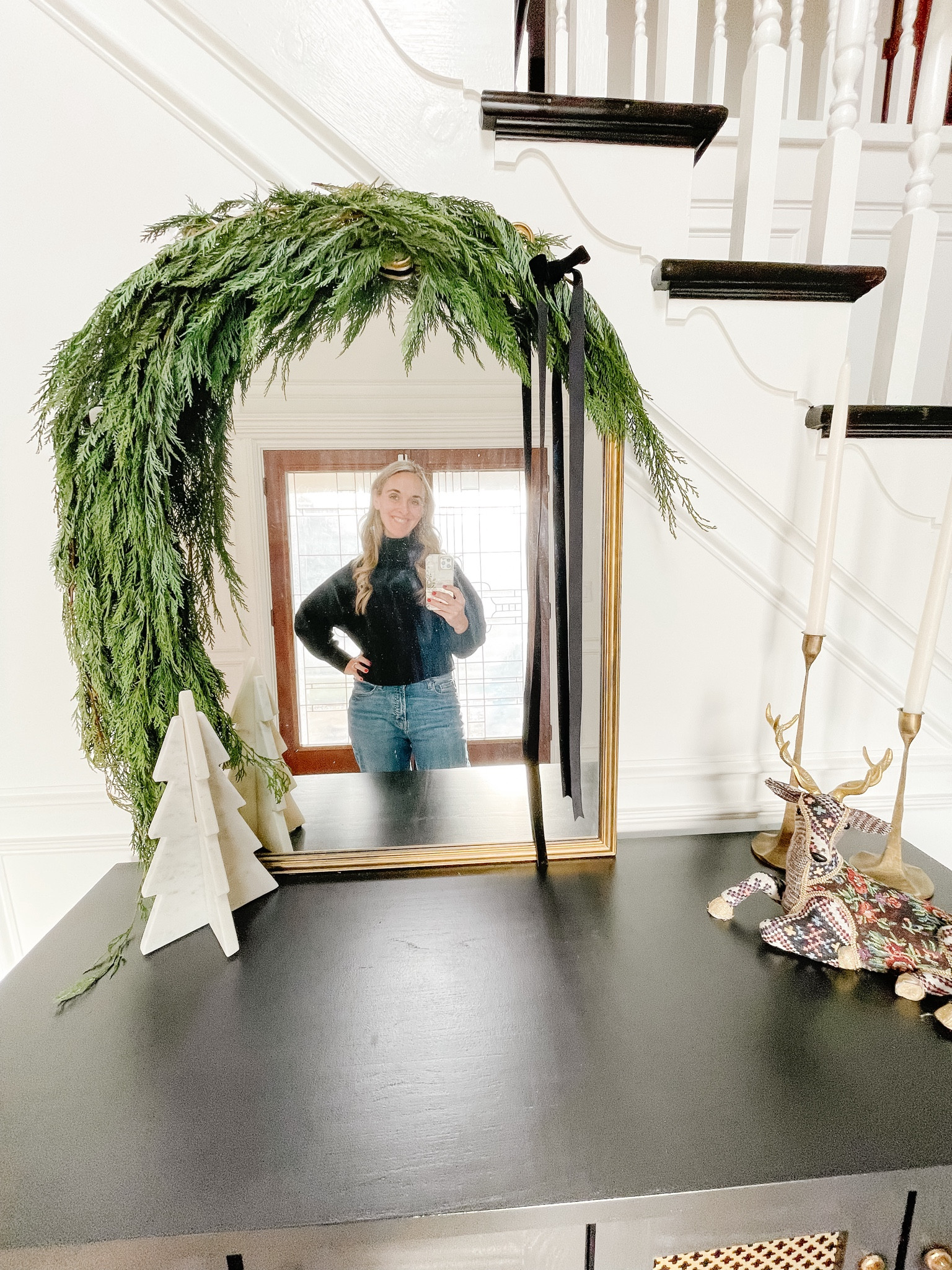 🎀✨Wrapping up the holidays with a touch of festive flair! 🎀✨ 

Embracing the magic of Christmas with velvet ribbons and joyful decor. 

#ChristmasRibbon #FestiveDecor #HolidayMagic #DeckTheHalls #SeasonalStyle #TisTheSeason #HomeForTheHolidays #JoyfulSpaces #ChristmasCheer #RibbonMagic #HolidayDecorating

#LTKHoliday #LTKSeasonal #LTKhome