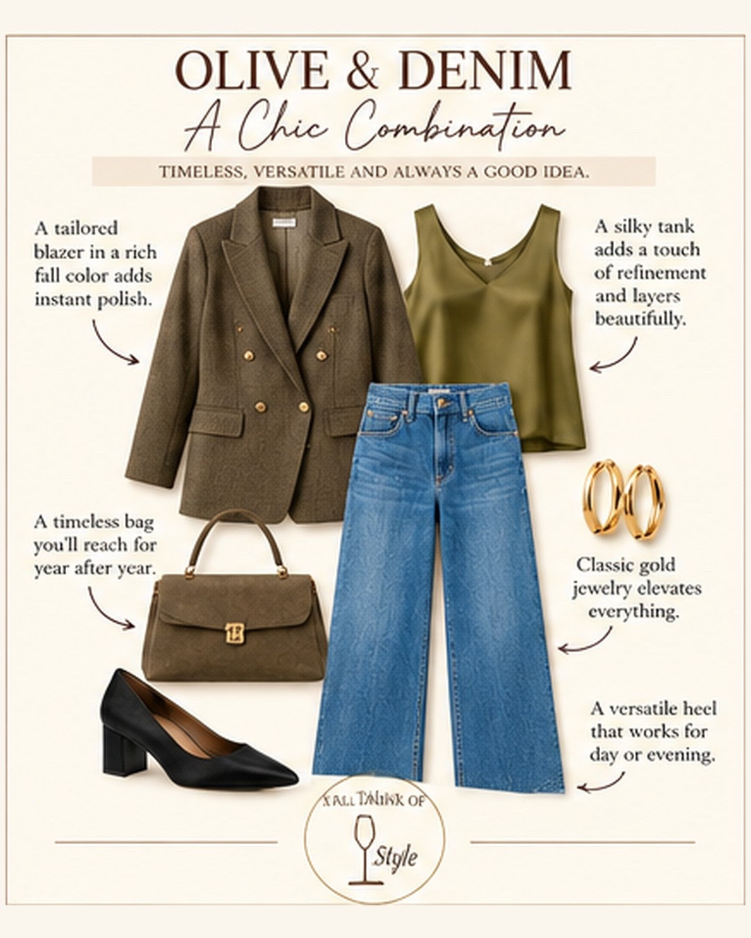 OOTD Monochromatic olive outfit