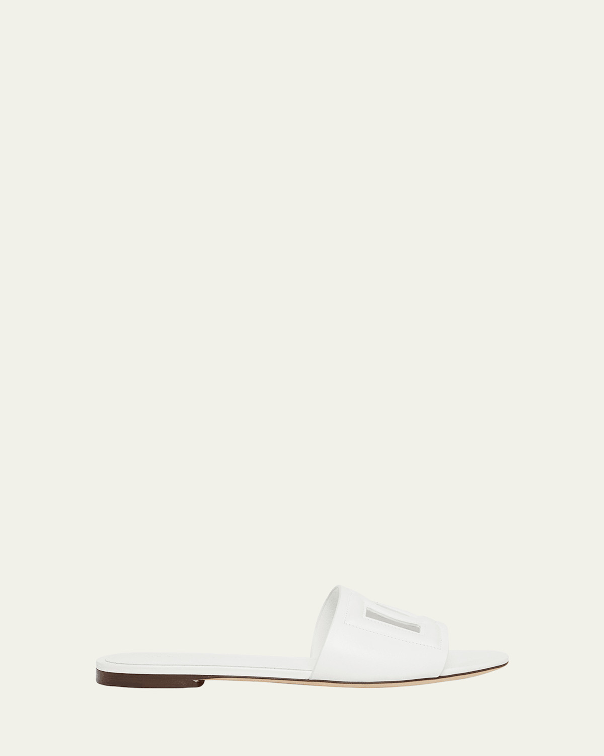 Cutout DG Flat Slide Sandals | Bergdorf Goodman