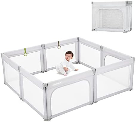 Cosola Baby Playpen, Foldable Play Pens for Babies and Toddlers, Safety Baby Play Yards Kids Acti... | Amazon (US)