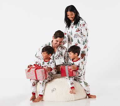Santa Family Pajama Collection | Pottery Barn Kids