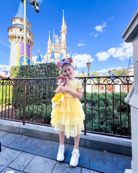 Girls Disney outfit 
Disney dress - true to size and comfy for the parks all day 
Belle dress 
Minnie ears 
Disney ears 
Sneakers 
Girls sneakers - very comfortable 




#LTKshoecrush #LTKfamily #LTKkids