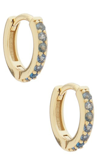 Favorite Micro Teeny Tiny Pave Huggie in Sapphire

              
    
        
        
        ... | Revolve Clothing (Global)