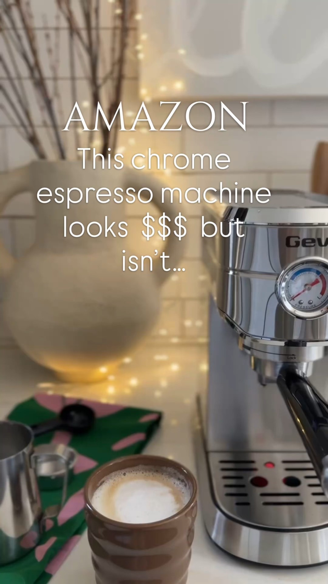 Coffee bar upgrade! Chrome trend but for less! Amazon On Sale! Espressos…lattes…cappuccinos and more. 

#LTKSaleAlert #LTKHome #LTKfoodie
