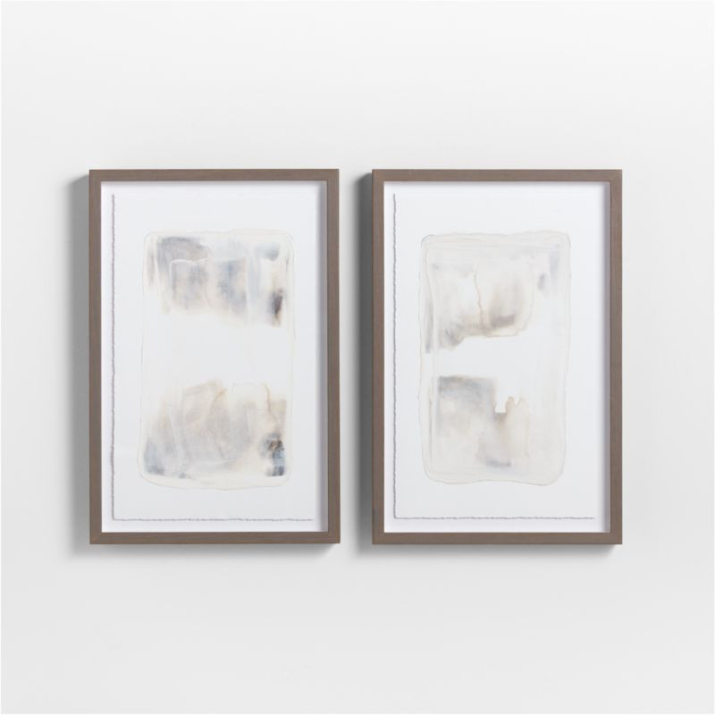 Hidden Gems I & II Wall Art Print Set | Crate & Barrel | Crate & Barrel