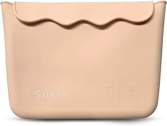 SILKLE Silicone Makeup Bag - Versatile Makeup Organizer with Magnets and Wavy Design, Travel Toil... | Amazon (US)