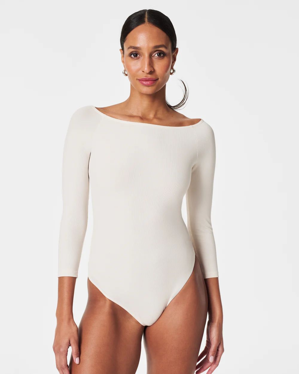 Suit Yourself Boat Neck Ribbed Bodysuit | Spanx