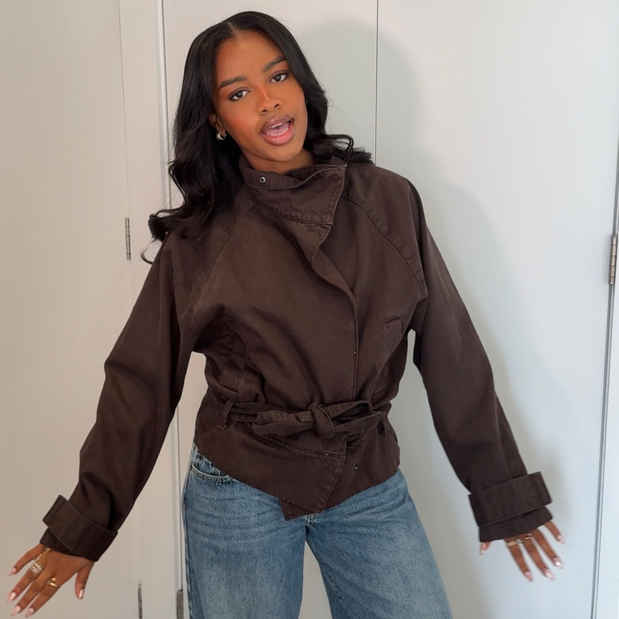 brown jacket for the fall 

#LTKWorkwear #LTKSeasonal #LTKFindsUnder100