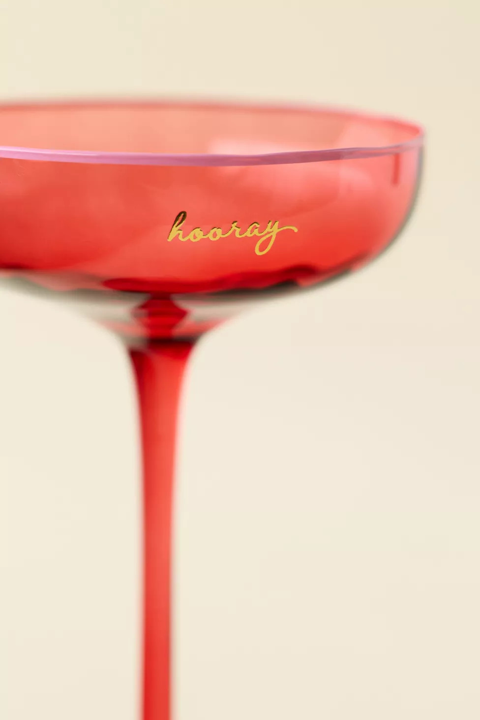 Emergency Celebration 6 oz Crystal Coupe Glass | Urban Outfitters (US and RoW)