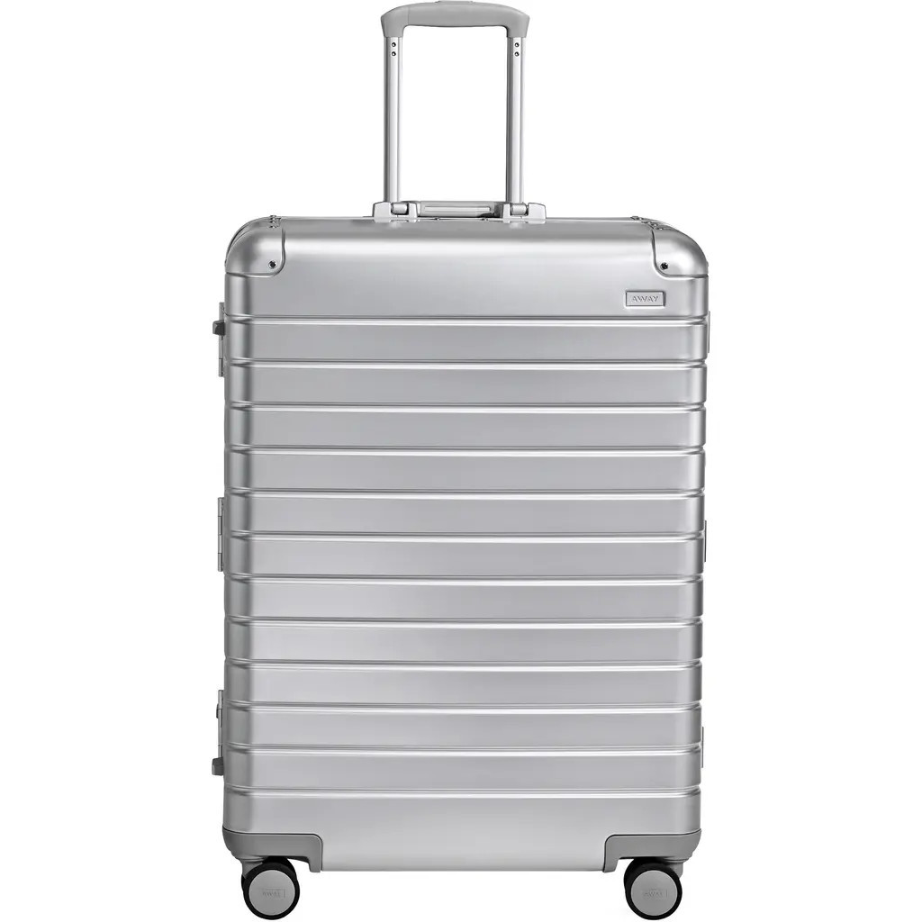 Away The Large Suitcase: Aluminum Edition in Silver at Nordstrom | Nordstrom