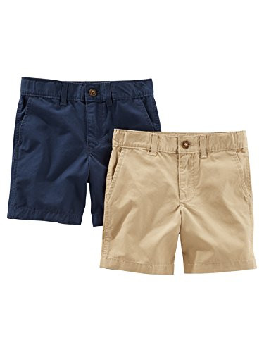 Simple Joys by Carter's Boys' Flat Front Shorts, Pack of 2 | Amazon (US)