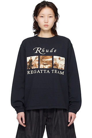 Black USVI Regatta Tour LS T-shirt | SSENSE