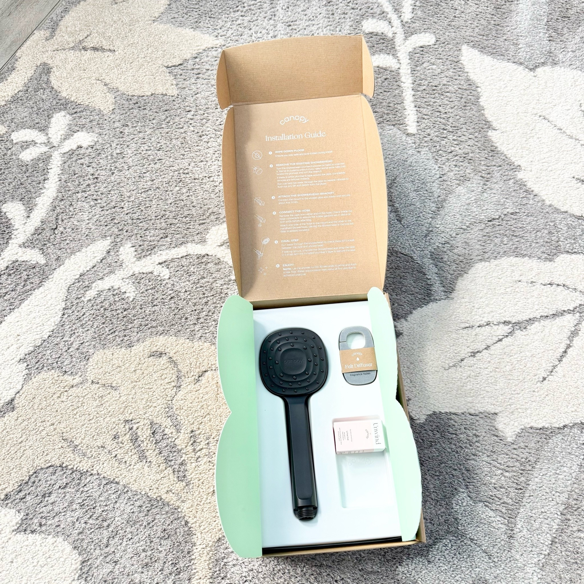 @get.canopy 
Handheld Filtered Showerhead
$150.00
- Great water pressure 
- Tool free install
- Skincare friendly water 
- Cleaner water, happier hair 
- Trusted by pro stylists 
- ADA compliant
- Available in polished chrome, matte black, brushed nickel, brass

free shipping on all orders

#LTKHome