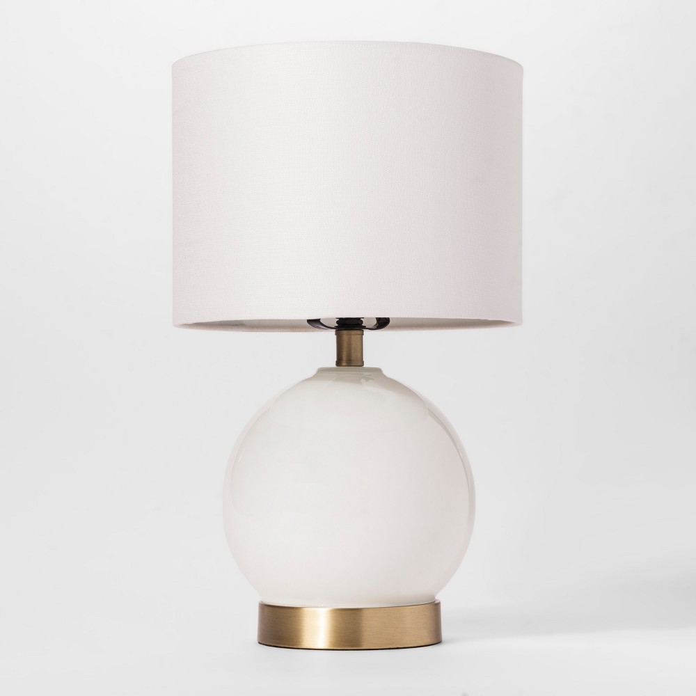 Glass Table Lamp (Includes LED Light Bulb) - Cloud Island White | Target