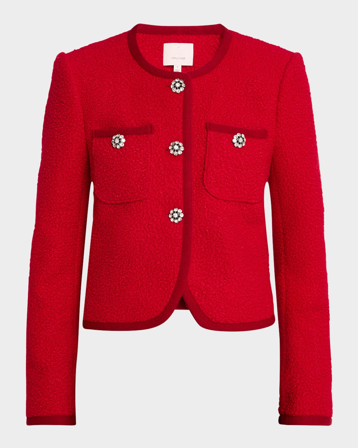 Junia Boucle Crop Jacket | Neiman Marcus