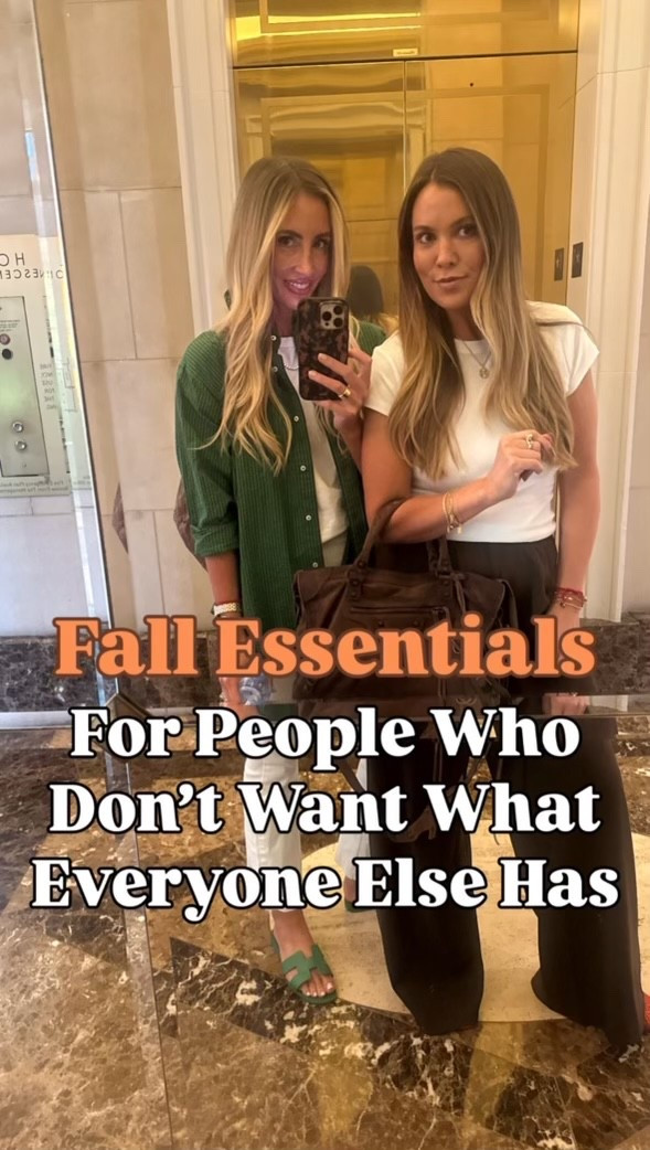 Fall essentials for people who don’t want what everyone else has! 

M.ph lipgloss - Shade: pretty please, wild thing

Ash sizing
Height: 5’6
Weight: 140 pounds
Top size: medium
Pants size: medium, 6 or 28 

Em sizing
Height: 5’6
Weight: 115 pounds
Top size: small
Pants size: small, 2 or 25
