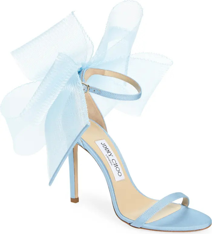 Jimmy Choo Aveline Bow Ankle Strap Sandal | Nordstrom | Nordstrom