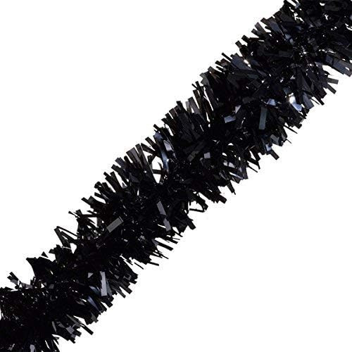 TCDesignerProducts Black Vinyl Twist Garland - 4" x 25' roll | Amazon (US)