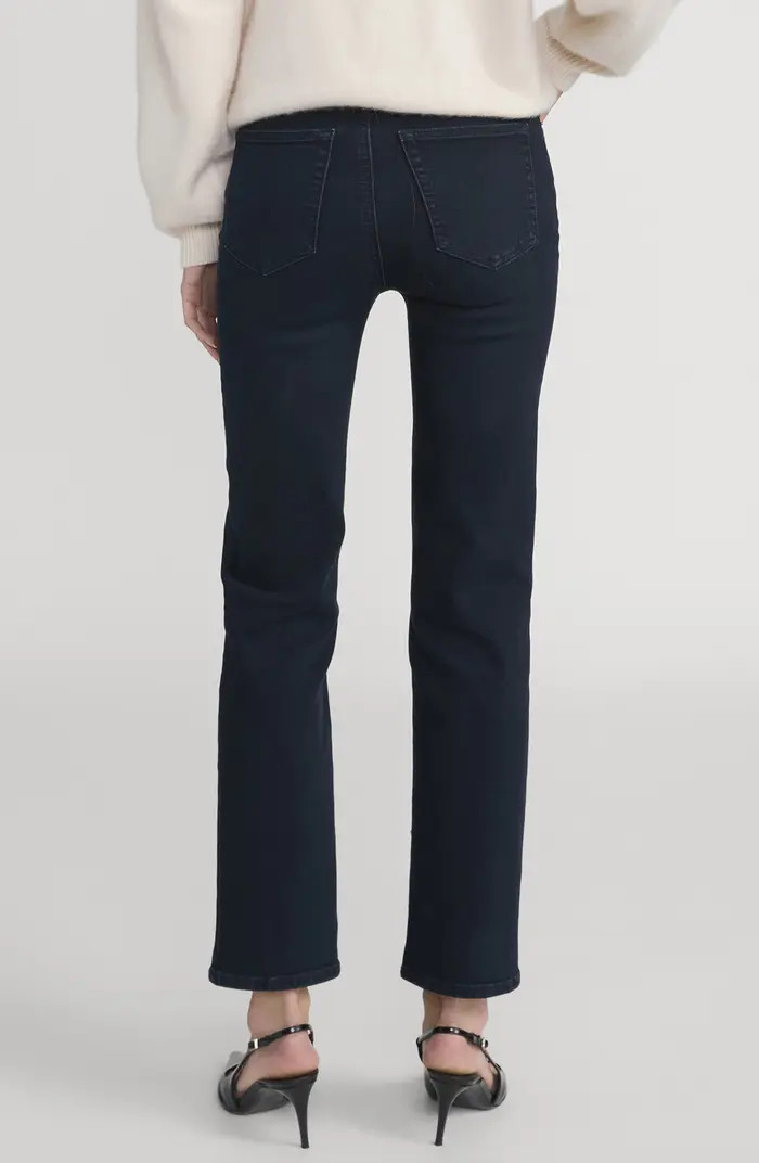 Le Sleek High Waist Ankle Straight Leg Jeans | Nordstrom