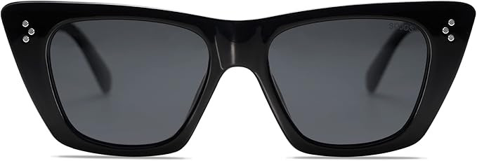 SOJOS Retro Trendy Cat Eye Polarized Sunglasses for Women Cute Stylish UV400 Sunnies SJ2199 | Amazon (US)