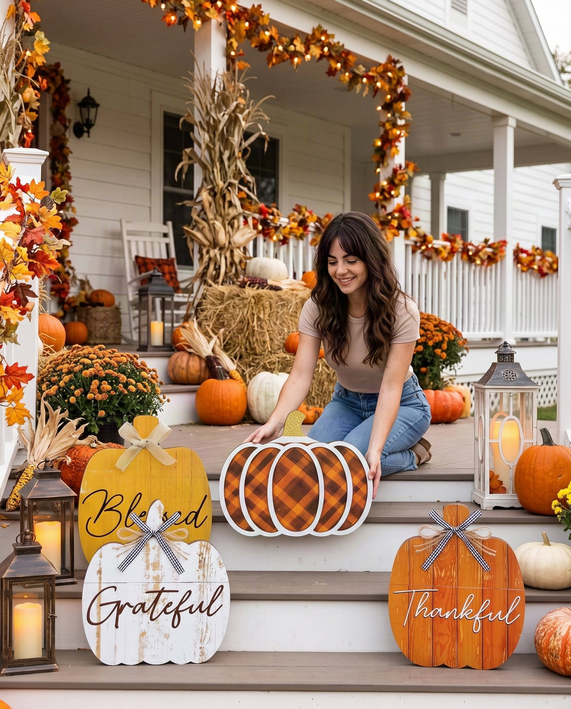 Farmhouse Outdoor Fall Decorations 
BUY HERE: https://amzn.to/4AN5ELl

#FallDecorIdeas #falldecorations #falldecorating #falldecoratingideas #pumpkindecor #porchdecor #CommissionsEarned 

 #LTKSeasonal #LTKHome #LTKSaleAlert