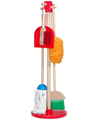 Melissa & Doug Let's Play House Dust! Sweep! Mop! 6 Piece Pretend Play Set - Macy's | Macy's