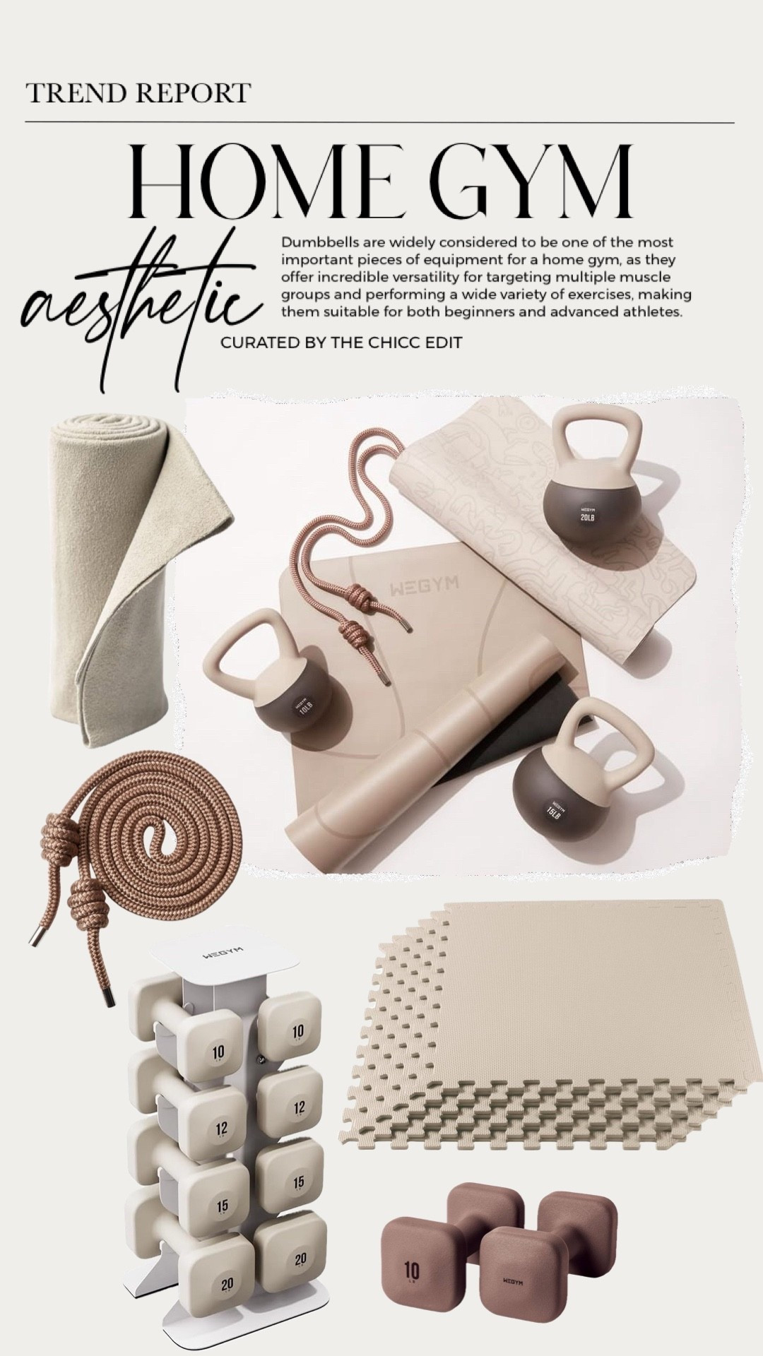 Neutral Fitnesss Equipment & Activewear 🤍

#gym #fitness #workout #amazon #activewear 

#LTKActive #LTKfitnessgoals #LTKHome