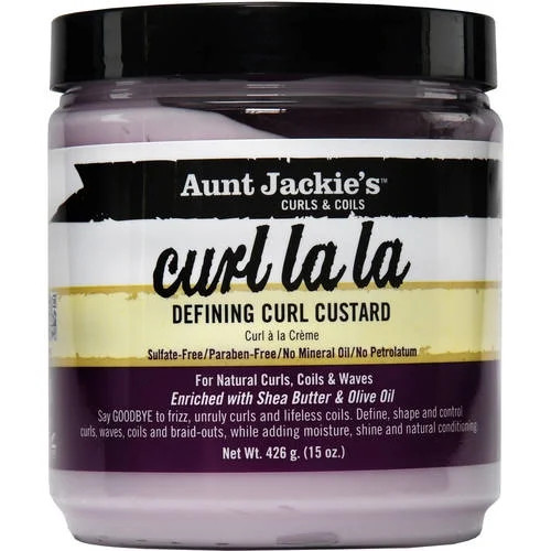 Aunt Jackie's Curl La La Defining Curl Hair Custard, 15oz | Walmart (US)