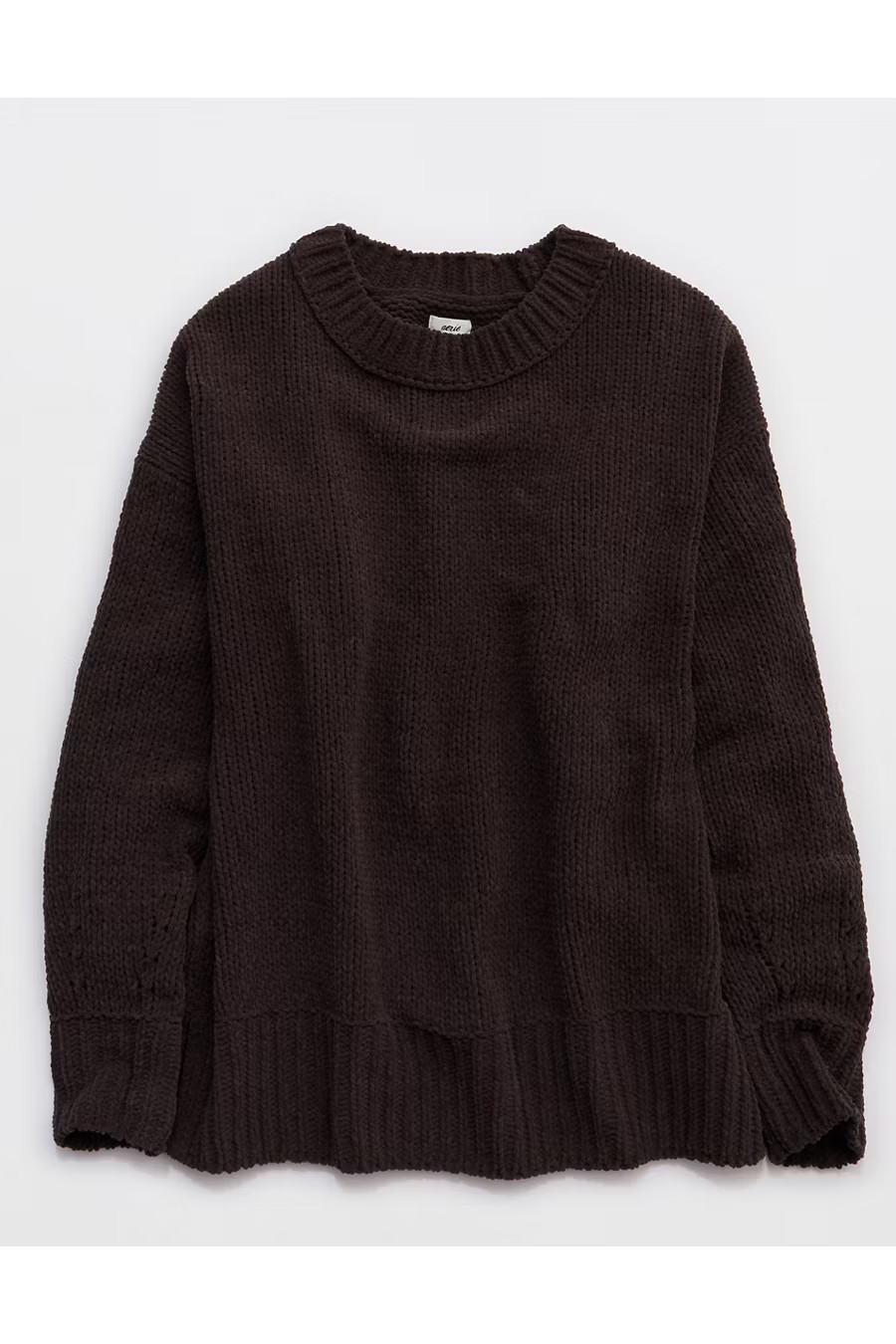 Aerie Like Candy Crew Sweater Women's Deep Earth XXS | American Eagle Outfitters (US & CA)