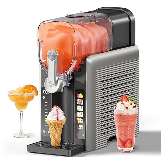 Slushie Machine for Home, No Ice Needed Frozen Drink Maker with Auto-Clean, LED Display, Perfect ... | Amazon (US)